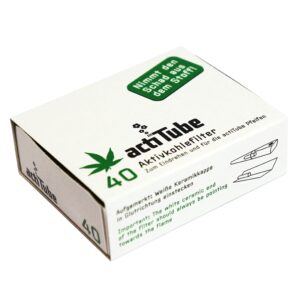ActiTube Regular 8 mm Aktivkohlefilter 40 Stück für sanfteren Rauchgenuss.