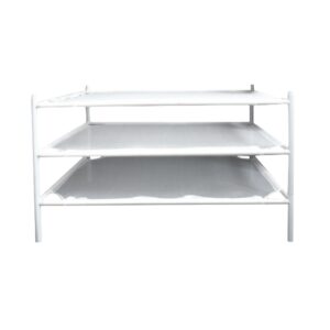 DryNet Trocknetz 70x70 cm stapelbar zum schonenden Trocknen von Cannabisblüten.
