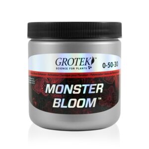 Grotek Monster Bloom Blütestimulator in Pulverform als PK-Dünger für die Blütephase von Cannabispflanzen.