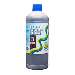 Dutch Formula Micro 1 L Basis des 3-Teile-Systems von Advanced Hydroponics.