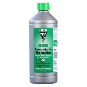HESI Blüh Complex, Blütedünger für Erde in 1-Liter-Flasche.