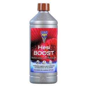 Hesi Boost, Blütebeschleuniger mit Fruchtenzymen in 1-Liter-Flasche.