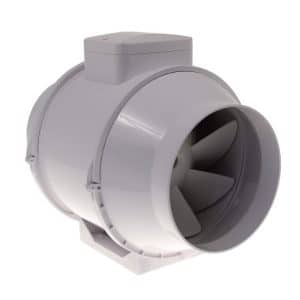 TT 125 Rohrventilator mit 2 Geschwindigkeiten für Growräume.