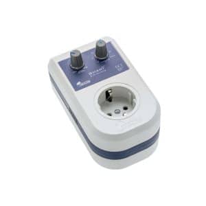 SMSCOM Smart MK2 Abluftregler mit frontseitigen Drehreglern.