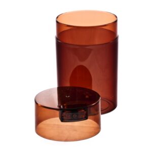 Luftdichte Tightvac Dose 0,57 L geruchsdicht in Kaffeebraun.