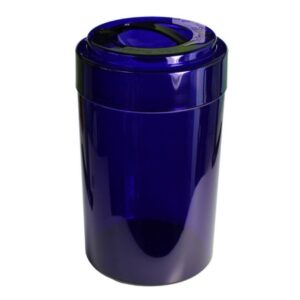 Tightvac Dose 10 L luftdicht in transparentem Blau.
