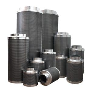 Sortiment Pure Filter Aktivkohlefilter für Abluftsysteme.