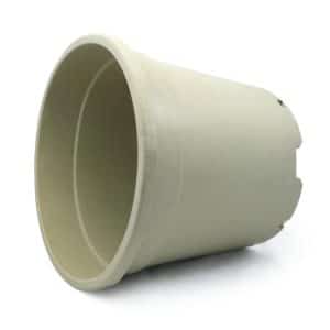 Weißer runder Pflanztopf 17 L, 30 × 30 cm