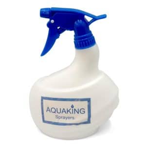 AquaKing 1-Liter-Sprüher mit Abzug und einstellbarer Sprühdüse.