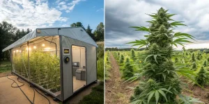 Indoor vs. Outdoor anbauen in Deutschland: Was passt zu dir?