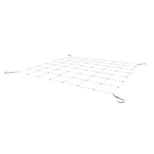 WebTH120W Netz 120x60 cm mit Befestigungshaken.