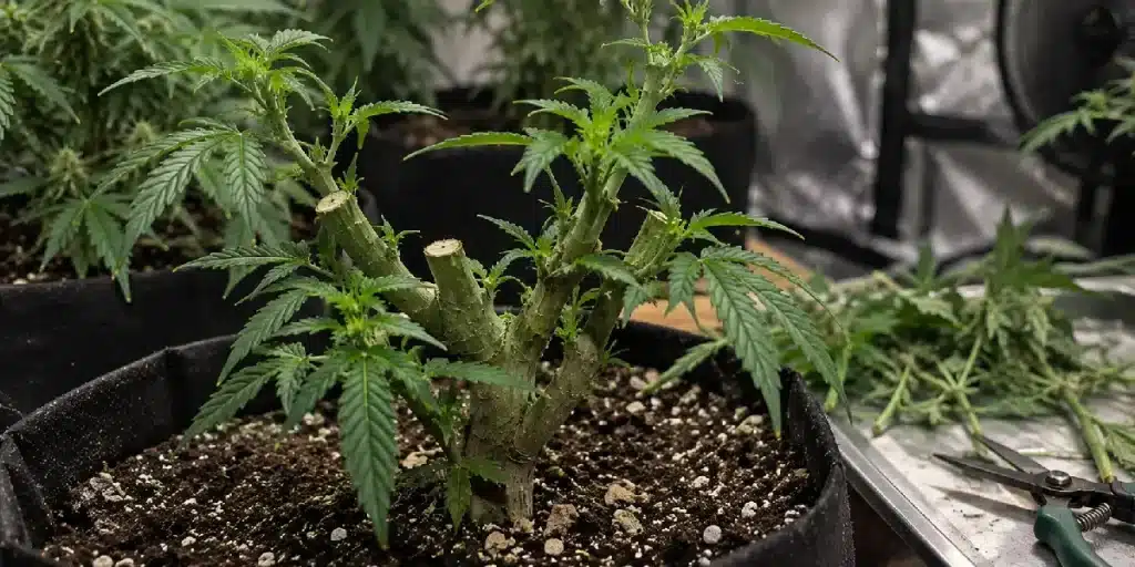 Cannabis-Regeneration: eine Pflanze erneut zum Wachsen bringen 